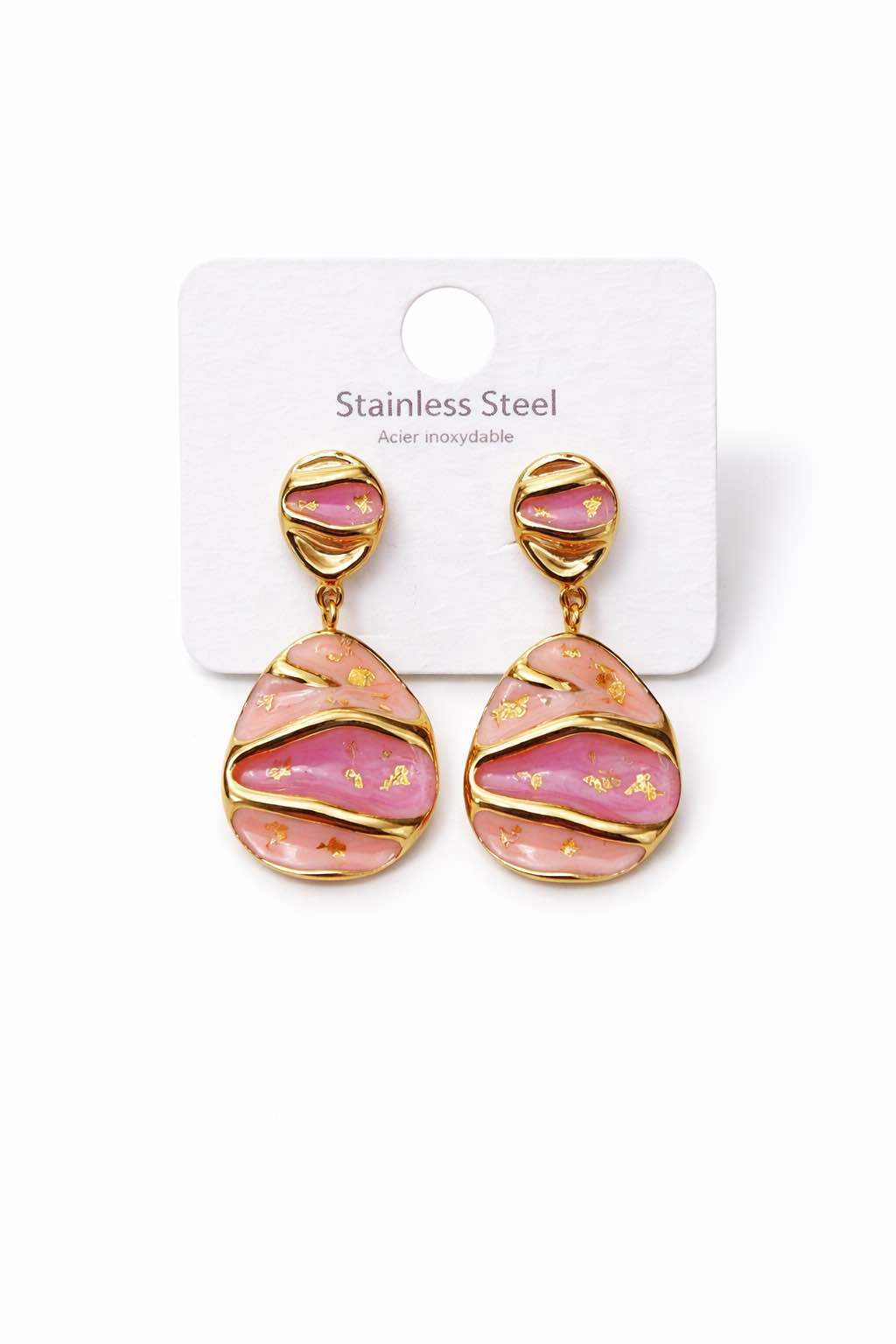 Boucles d’oreilles en acier Inoxydable