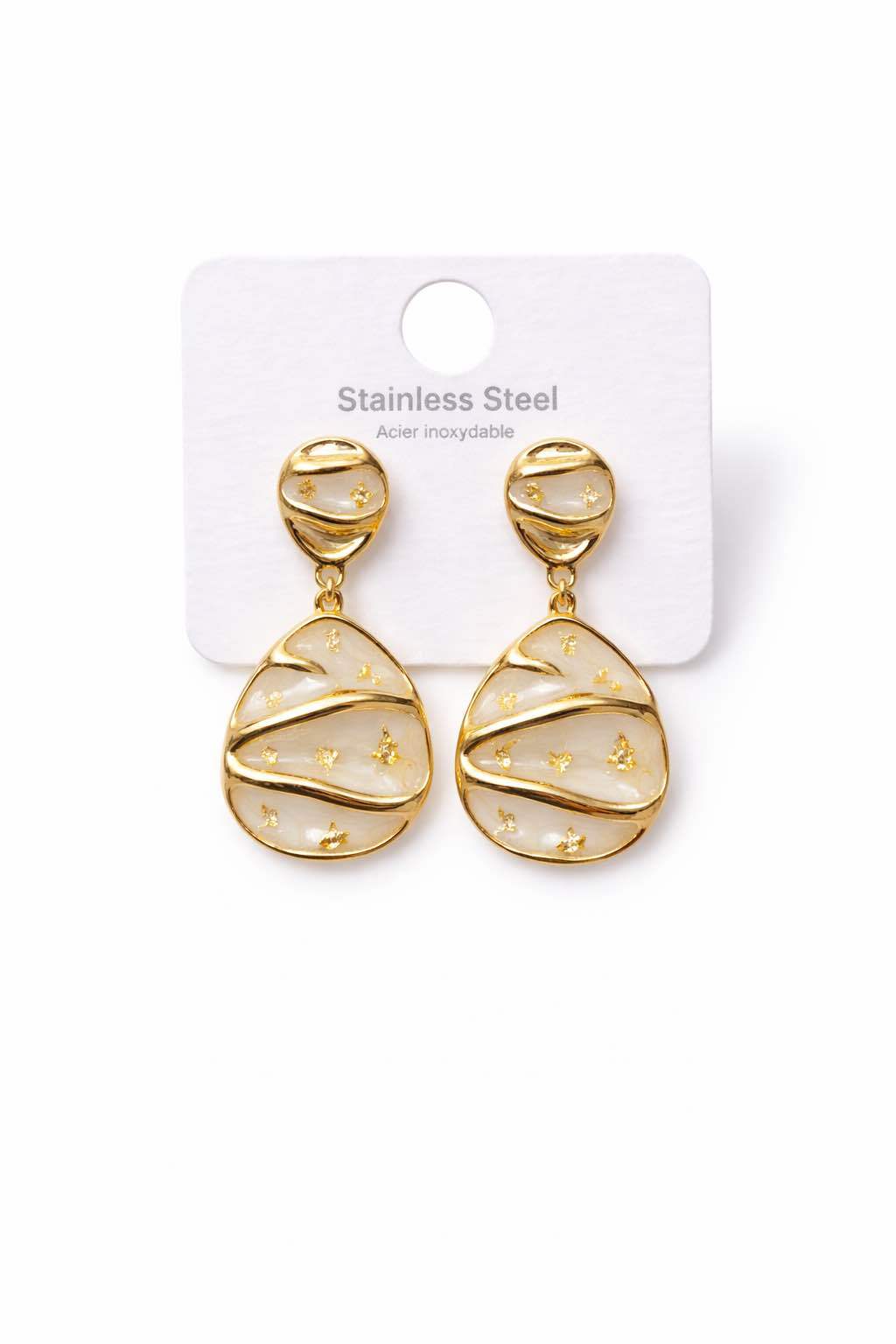 Boucles d’oreilles en acier Inoxydable